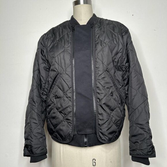 Like New G-Star Black Three-in-One Bomber Jacket